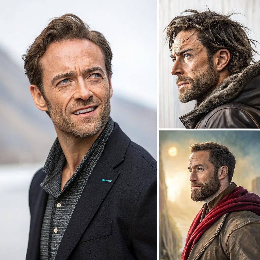 Dynamic character sketches and expressive illustrated portraits